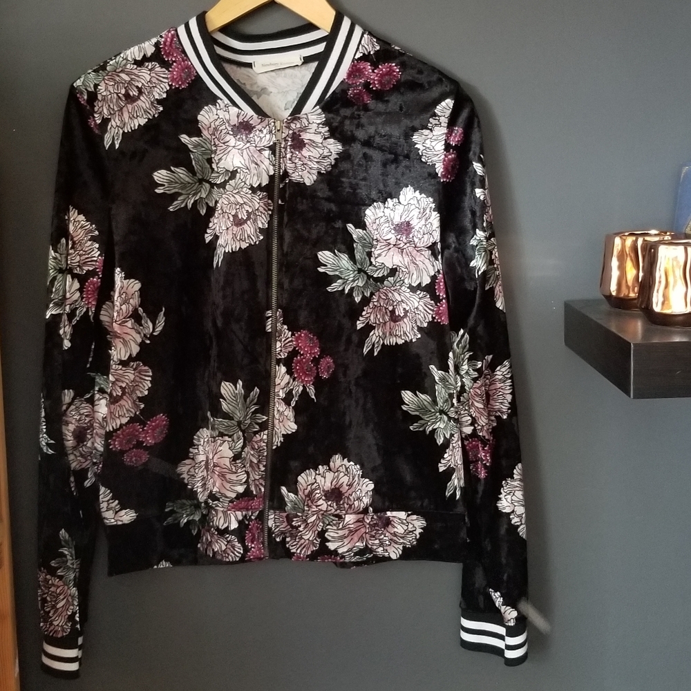 Floral Velvet Top